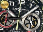 Bell Ross BR03-94  Black Rubber Strap A7750 - Görsel 11