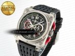 Bell Ross BR03-94  Black Rubber Strap A7750 - Görsel 2