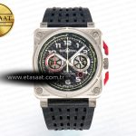 Bell & Ross BR03-94 Siyah Kauçuk A7750 Eta Saat - Görsel 3 - 1:1 Süper Klon Saat