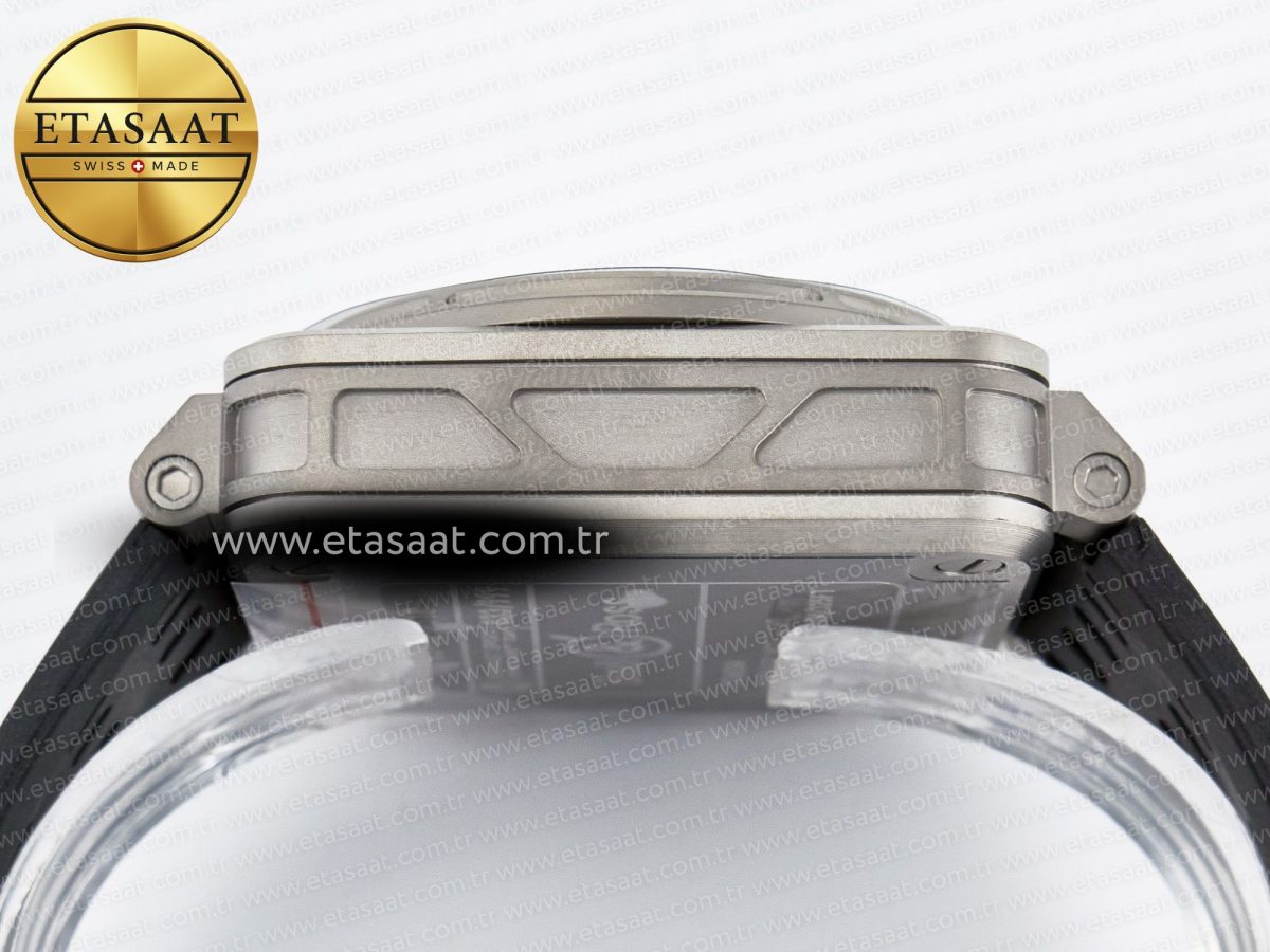 Bell Ross BR03-94 Best Edition Black Carbon Dial on Black Hollow Rubber Strap A2824 - Görsel 15