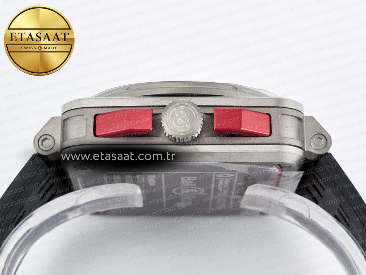 Bell Ross BR03-94 Best Edition Black Carbon Dial on Black Hollow Rubber Strap A2824 - Görsel 16