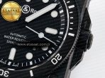 Bell Ross BR03 Diver BRF 1:1 Best Edition Black Dial on Black Rubber Strap A2824 - Görsel 11