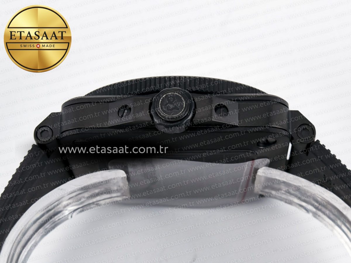 Bell Ross BR03 Diver BRF 1:1 Best Edition Black Dial on Black Rubber Strap A2824 - Görsel 14