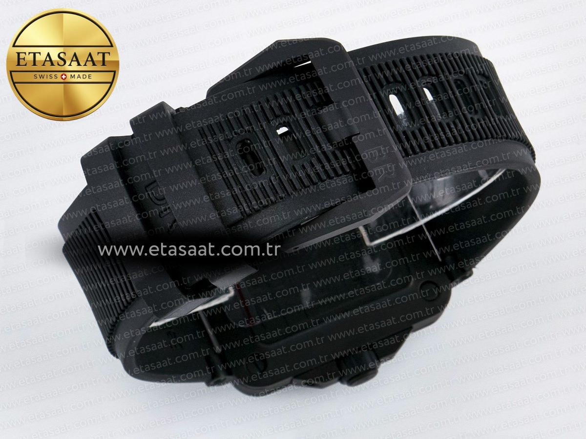 Bell Ross BR03 Diver BRF 1:1 Best Edition Black Dial on Black Rubber Strap A2824 - Görsel 15