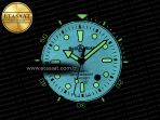 Bell Ross BR03 Diver BRF 1:1 Best Edition Pale Blue Dial on Black Rubber Strap A2824 - Görsel 23
