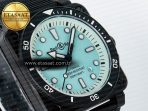 Bell Ross BR03 Diver BRF 1:1 Best Edition Pale Blue Dial on Black Rubber Strap A2824 - Görsel 5