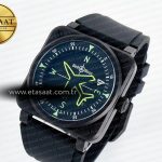 Bell Ross BR03A Instruments BRF 1:1 Best Edition Black Dial on Black Rubber Strap A2824