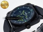 Bell Ross BR03A Instruments BRF 1:1 Best Edition Black Dial on Black Rubber Strap A2824 - Görsel 6