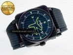 Bell Ross BR03A Instruments BRF 1:1 Best Edition Black Dial on Black Rubber Strap A2824 - Görsel 8