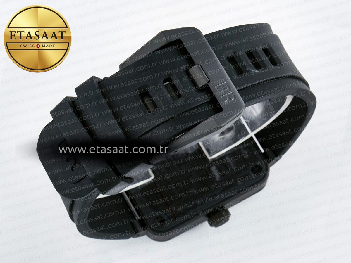 Bell Ross BR03A Instruments BRF 1:1 Best Edition Blue/Black Dial on Black Rubber Strap A2824 - Görsel 15
