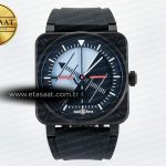 Bell & Ross BR03A Instruments BRF Mavi/Siyah Kadran A2824 Eta Saat - Görsel 3 - 1:1 Süper Klon Saat