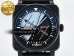 Bell Ross BR03A Instruments BRF 1:1 Best Edition Blue/Black Dial on Black Rubber Strap A2824 - Görsel 4