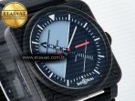 Bell Ross BR03A Instruments BRF 1:1 Best Edition Blue/Black Dial on Black Rubber Strap A2824 - Görsel 5