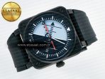Bell Ross BR03A Instruments BRF 1:1 Best Edition Blue/Black Dial on Black Rubber Strap A2824 - Görsel 8