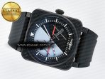 Bell Ross BR03A Instruments BRF 1:1 Best Edition Blue/Black Dial on Black Rubber Strap A2824 - Görsel 9