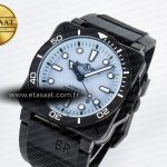 Bell Ross BR03A Instruments BRF 1:1 Best Edition Blue Dial on Black Rubber Strap A2824