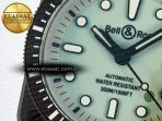 Bell Ross BR03A Instruments BRF 1:1 Best Edition Pale Green Dial on Black Rubber Strap A2824 - Görsel 12