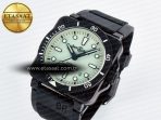 Bell Ross BR03A Instruments BRF 1:1 Best Edition Pale Green Dial on Black Rubber Strap A2824 - Görsel 2