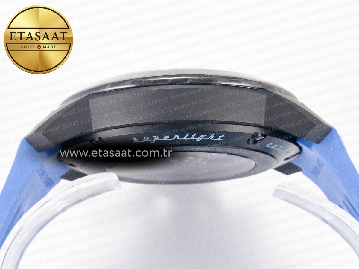 Graham Chronofighter Superlight JKF 1:1 Best Edition on Blue Rubber Strap A7750 - Görsel 15