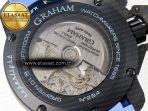 Graham Chronofighter Superlight JKF 1:1 Best Edition on Blue Rubber Strap A7750 - Görsel 21