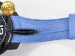Graham Chronofighter Superlight JKF 1:1 Best Edition on Blue Rubber Strap A7750 - Görsel 25