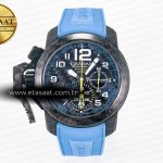 Graham Chronofighter Superlight Jkf Mavi Kauçuk A7750 Eta Saat - Görsel 3 - 1:1 Süper Klon Saat