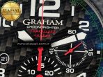 Graham Chronofighter Superlight JKF 1:1 Best Edition on Green Rubber Strap A7750 - Görsel 12