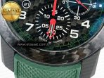 Graham Chronofighter Superlight JKF 1:1 Best Edition on Green Rubber Strap A7750 - Görsel 14