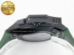 Graham Chronofighter Superlight JKF 1:1 Best Edition on Green Rubber Strap A7750 - Görsel 16