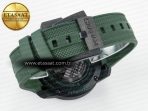 Graham Chronofighter Superlight JKF 1:1 Best Edition on Green Rubber Strap A7750 - Görsel 17