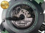 Graham Chronofighter Superlight JKF 1:1 Best Edition on Green Rubber Strap A7750 - Görsel 19