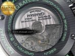 Graham Chronofighter Superlight JKF 1:1 Best Edition on Green Rubber Strap A7750 - Görsel 20