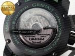 Graham Chronofighter Superlight JKF 1:1 Best Edition on Green Rubber Strap A7750 - Görsel 21