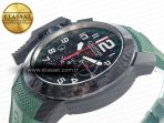 Graham Chronofighter Superlight JKF 1:1 Best Edition on Green Rubber Strap A7750 - Görsel 6