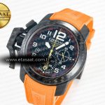 Graham Chronofighter Superlight JKF 1:1 Best Edition on Orange Rubber Strap A7750
