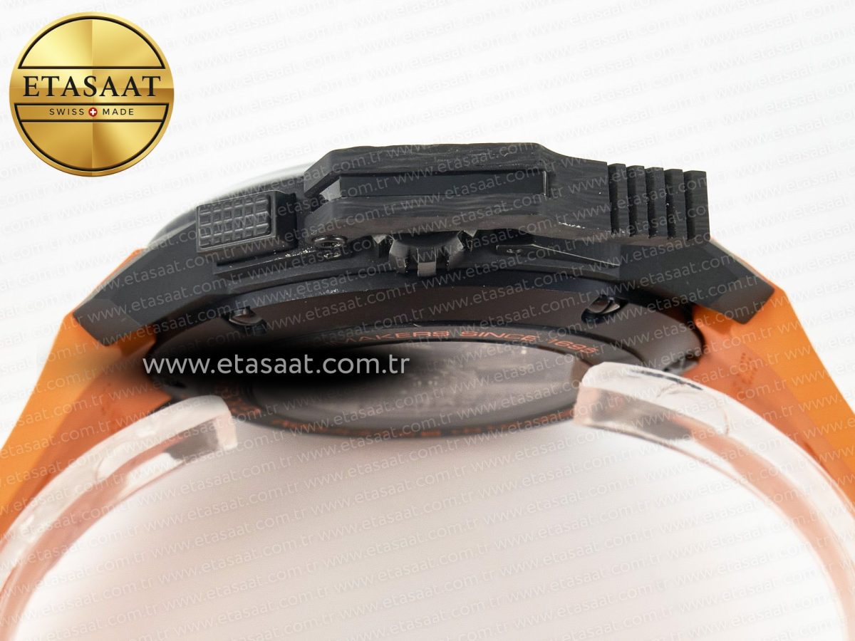 Graham Chronofighter Superlight JKF 1:1 Best Edition on Orange Rubber Strap A7750 - Görsel 16