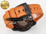 Graham Chronofighter Superlight JKF 1:1 Best Edition on Orange Rubber Strap A7750 - Görsel 17