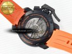 Graham Chronofighter Superlight JKF 1:1 Best Edition on Orange Rubber Strap A7750 - Görsel 18