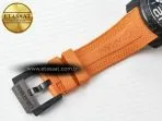 Graham Chronofighter Superlight JKF 1:1 Best Edition on Orange Rubber Strap A7750 - Görsel 24
