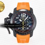 Graham Chronofighter Superlight Jkf Turuncu Kauçuk A7750 Eta Saat - Görsel 3 - 1:1 Süper Klon Saat