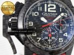Graham Chronofighter Superlight JKF 1:1 Best Edition on Red Rubber Strap A7750 - Görsel 11