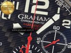 Graham Chronofighter Superlight JKF 1:1 Best Edition on Red Rubber Strap A7750 - Görsel 12