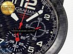 Graham Chronofighter Superlight JKF 1:1 Best Edition on Red Rubber Strap A7750 - Görsel 13