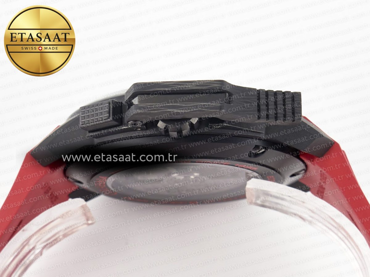Graham Chronofighter Superlight JKF 1:1 Best Edition on Red Rubber Strap A7750 - Görsel 16