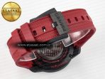 Graham Chronofighter Superlight JKF 1:1 Best Edition on Red Rubber Strap A7750 - Görsel 17