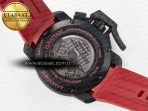Graham Chronofighter Superlight JKF 1:1 Best Edition on Red Rubber Strap A7750 - Görsel 18