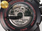 Graham Chronofighter Superlight JKF 1:1 Best Edition on Red Rubber Strap A7750 - Görsel 19