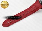 Graham Chronofighter Superlight JKF 1:1 Best Edition on Red Rubber Strap A7750 - Görsel 22