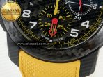 Graham Chronofighter Superlight JKF 1:1 Best Edition on Yellow Rubber Strap A7750 - Görsel 14