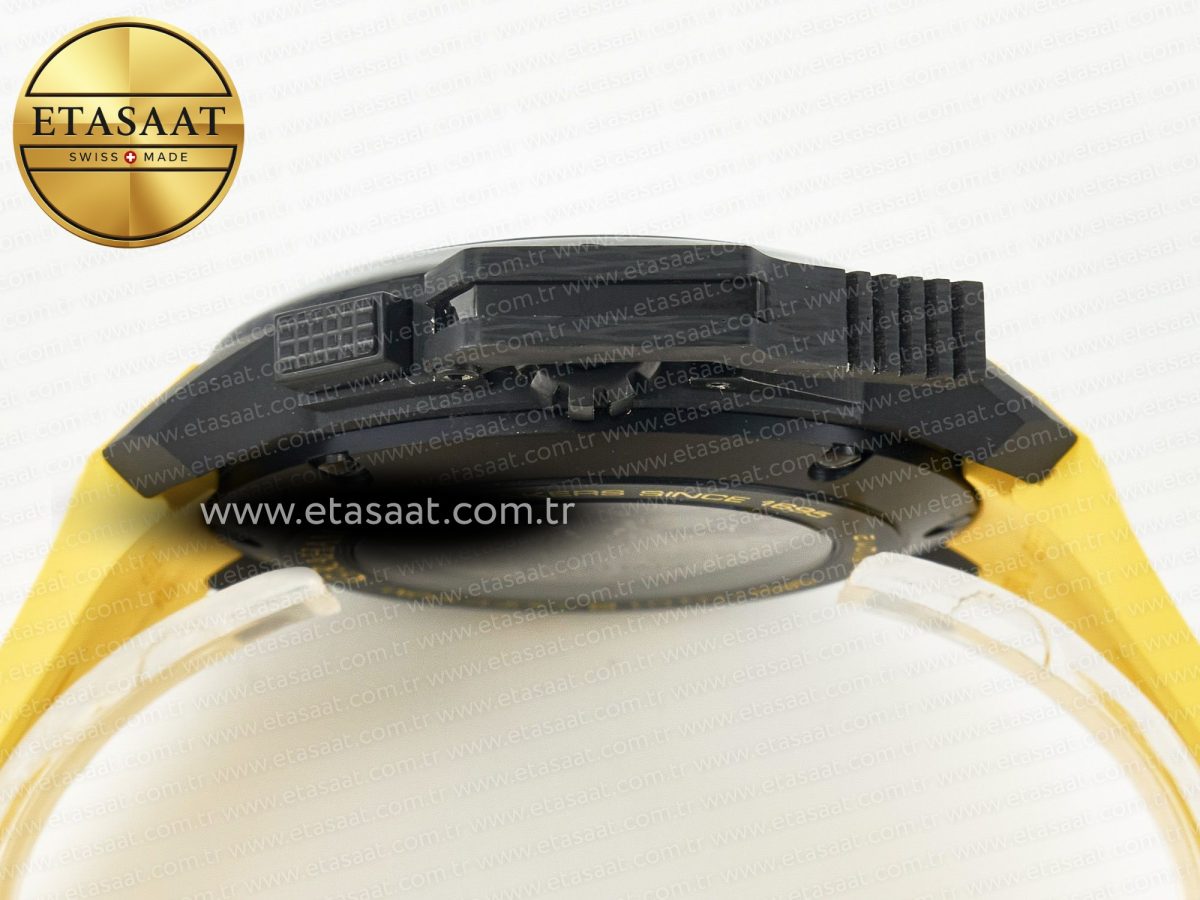 Graham Chronofighter Superlight JKF 1:1 Best Edition on Yellow Rubber Strap A7750 - Görsel 16